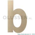 GPF Bouwbeslag Anastasius 9800.A4.0156-b letter B 156 mm Champagne blend GPF9800A40156-b