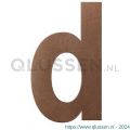 GPF Bouwbeslag Anastasius 9800.A2.0156-d letter D 156 mm Bronze blend GPF9800A20156-d