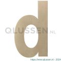 GPF Bouwbeslag Anastasius 9800.A4.0156-d letter D 156 mm Champagne blend GPF9800A40156-d