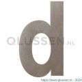 GPF Bouwbeslag Anastasius 9800.A3.0156-d letter D 156 mm Mocca blend GPF9800A30156-d