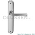 Mandelli1953 S90R BB56 Special deurkruk gatdeel rechtswijzend op langschild 238x40 mm BB56 chroom-mat chroom TH50S90CB-CA0301