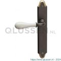Mandelli1953 640L Doge deurkruk gatdeel op langschild 260x47 mm blind linkswijzend antiek brons TH50640BA0200