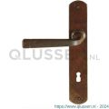 Utensil Legno FM043L/R BB56 deurkruk gatdeel op schild 245x40 mm BB 56 mm links-rechtswijzend roest TH7004370201