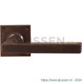 Utensil Legno FM364R M RSB deurkruk gatdeel op rozet 50x50 mm geveerd rechtswijzend roest TH703647M300