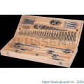 International Tools 29.120 Eco Pro set draadsnijden in houten cassette M5-M30 29.120.0003