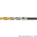 Phantom 11.441E HSS spiraalboor DIN 338 TiN-tip met drievlaks schacht (handgebruik) 40 mm set 2 stuks blisterverpakking 11.441.0400E