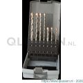Phantom 19.374 HM-tip SDS Plus set hamerboren met 2 snijkanten 13.740 5x110-12x160 mm set 7 stuks 19.374.0512