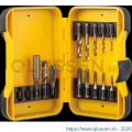 International Tools 29.185 Eco HSS set draadsnijden DIN 3126 met 1/4 inch (635 mm) zeskant bitopname (combinatie) 22.100 M3-M10 en 11.120 25-85 mm 29.185.1310