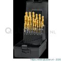 Phantom 19.141 HSS-E set spiraalboren DIN 338 TiN-tip met drievlaks schacht (handgebruik) 11.446 1-13x05 mm 19.141.1300