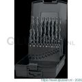 Phantom 19.137 HSS set spiraalboren DIN 338 met drievlaks schacht 11.440 1-10x05 mm 19.137.1000