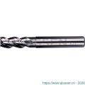 Phantom 33.610 VHM schachtfrees 3-snijder lang aluminium 3x8 mm 33.610.0300