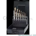 Phantom 29.260 HSS-E set machinetappen DIN 371/6 (combinatie) 22.220-22.221 M3-M12 en 11.451 mm 25-102 mm 29.260.2200