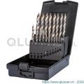 Phantom 19.139 HSS set spiraalboren DIN 338 Step-Point met drievlaks schacht 11.443 1-10x05 mm 19.139.1000