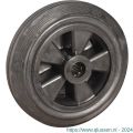 Protempo serie 01 transportwiel los PP velg standaard zwarte rubberen band 180 mm rollager 101.182.200.000