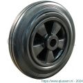 Protempo serie 01 transportwiel los PP velg standaard zwarte rubberen band 200 mm glijlager 101.201.200.000