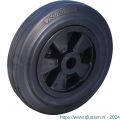 Protempo serie 01 transportwiel los PP velg standaard zwarte rubberen band 250 mm glijlager 101.251.250.000