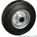 Protempo serie 02 transportwiel los stalen velg standaard zwarte rubberen band 100 mm rollager 102.102.120.000