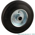 Protempo serie 02 transportwiel los stalen velg standaard zwarte rubberen band 140 mm rollager 102.142.150.000