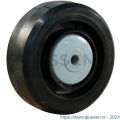 Protempo serie 07 transportwiel los zwarte PA velg zwarte elastische rubberen band ± 70 shore A 80 mm kogellager 107.086.080.000