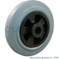 Protempo serie 11 transportwiel los PP velg standaard grijze rubberen band 180 mm rollager RVS 111.189.200.000