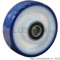 Protempo serie 27 transportwiel los PA velg TPU band ± 97 shore A 80 mm kogellager RVS 127.088.120.001