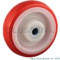 Protempo serie 27 transportwiel los PA velg TPU band ± 97 shore A 100 mm rollager RVS 127.102.120.000