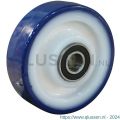 Protempo serie 27 transportwiel los PA velg TPU band ± 97 shore A 150 mm kogellager RVS 127.158.200.001