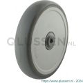 Protempo serie 74 apparatenwiel los grijze PA velg TPU band 150 mm kogellager 74 674.156.080.000