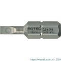 Rotec 812 schroefbit Basic C6.3 zaagsnede SL 0,5x3,0 mm L=25 mm set 10 stuks 812.0030