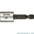 Rotec 819 magnetische dopsleutel E6.3 SW 1/4 inch x 50 mm set 3 stuks 819.1010