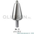 Rotec 420 HSS conische plaatboor Splitpoint nummer 3 16,0-30,5 mm 420.0003
