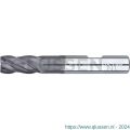 Rotec 645 VHM vario-frees TiAlN-gecoat Silver-Line kort diameter 16x32x92 mm d2=16 mm Z=4 645.1600
