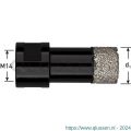 Rotec 757 diamantboorkroon graniet-tegel M14 opname 6x35 mm 757.4006