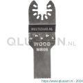 Multizaag MB08 zaagblad standaard Universeel hout 20 mm breed 40 mm lang blister 1 stuk UNI MB08 BL1