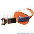 Deltasling omsnoerband met ratel 25 mm x 10 m 500 daN oranje CO.SR.025.10.OR