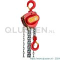 Delta Red Premium handkettingtakel 1,5 ton met 3 m hijshoogte DR.0.04101503