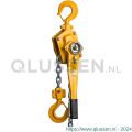 Delta Yellow rateltakel 3 ton met 1,5 m hijshoogte DY.0.0543001.5