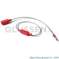 Deltalock bevestigings kabel 19 cm rood YE.SRL.19.ROOD