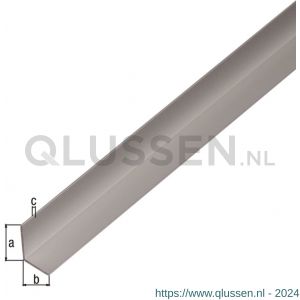 GAH Alberts hoekprofiel aluminium zilver geeloxeerd 9,5x7,5x1,5 mm 1 m 029993