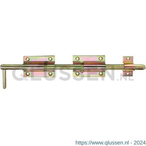 GAH Alberts bout-stang staartgrendel geel verzinkt 2 delig 16x400 mm 128500