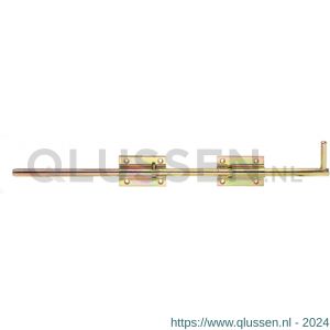 GAH Alberts bout-stang staartgrendel geel verzinkt 2-delig 16x600 mm 128517