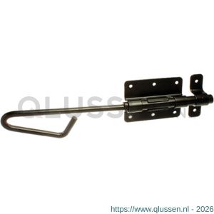 GAH Alberts bout-stang staartgrendel verzinkt zwart coating 13,5x300 mm 137151