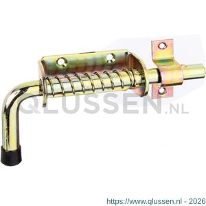 GAH Alberts boutgrendel Pistolet zonder tegenstuk geel verzinkt 85 mm 204495