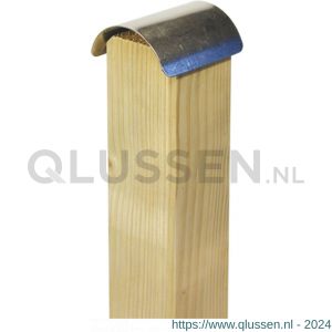 GAH Alberts paalkap afgerond houtpaal RVS 93x110 mm 205638