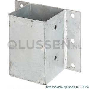 GAH Alberts paalhouder L-U stenen-muren verzinkt 91x91 mm 208738