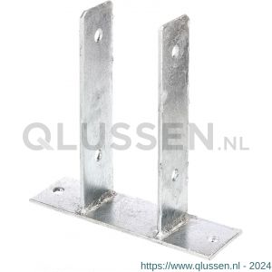 GAH Alberts U-paalhouder type 345 verzinkt 81x200 mm 212780