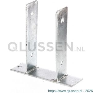 GAH Alberts U-paalhouder type 345 verzinkt 91x200 mm 212797