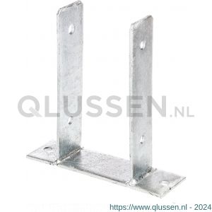 GAH Alberts U-paalhouder type 345 verzinkt 101x200 mm 212810