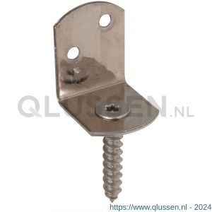 GAH Alberts vlechtschermsteun houder L-vorm RVS 83x32 mm 213336