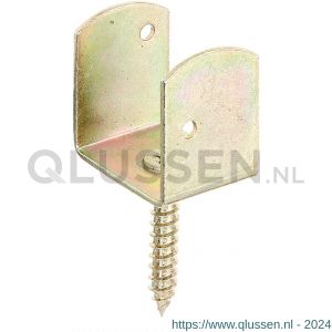 GAH Alberts vlechtschermsteun houder U-vorm geel verzinkt 83x38 mm 213374